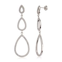 Boucles d'oreilles Kurshuni Femme in Argent Zircone KR383-3KOSP - KR383-3KOSP